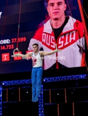 23.03.2019. Resorts World Arena, Birmingham, England. The Gymnastics World Cup 2019NIKITA NAGORNYY (RUS)  in the Mens Rings Competition