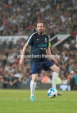 Manchester, England.10th June,2018.Lee Mack during the Soccer Aid charity football match between an England X1 and a World X1. Each team of A-list celebrities and Sporting legends are fundraising for UNICEF.© Andy Gutteridge/ Image and Events/ Alamy Live News